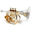 CenterTone Pocket C Trumpet - Silver & Gold Plated