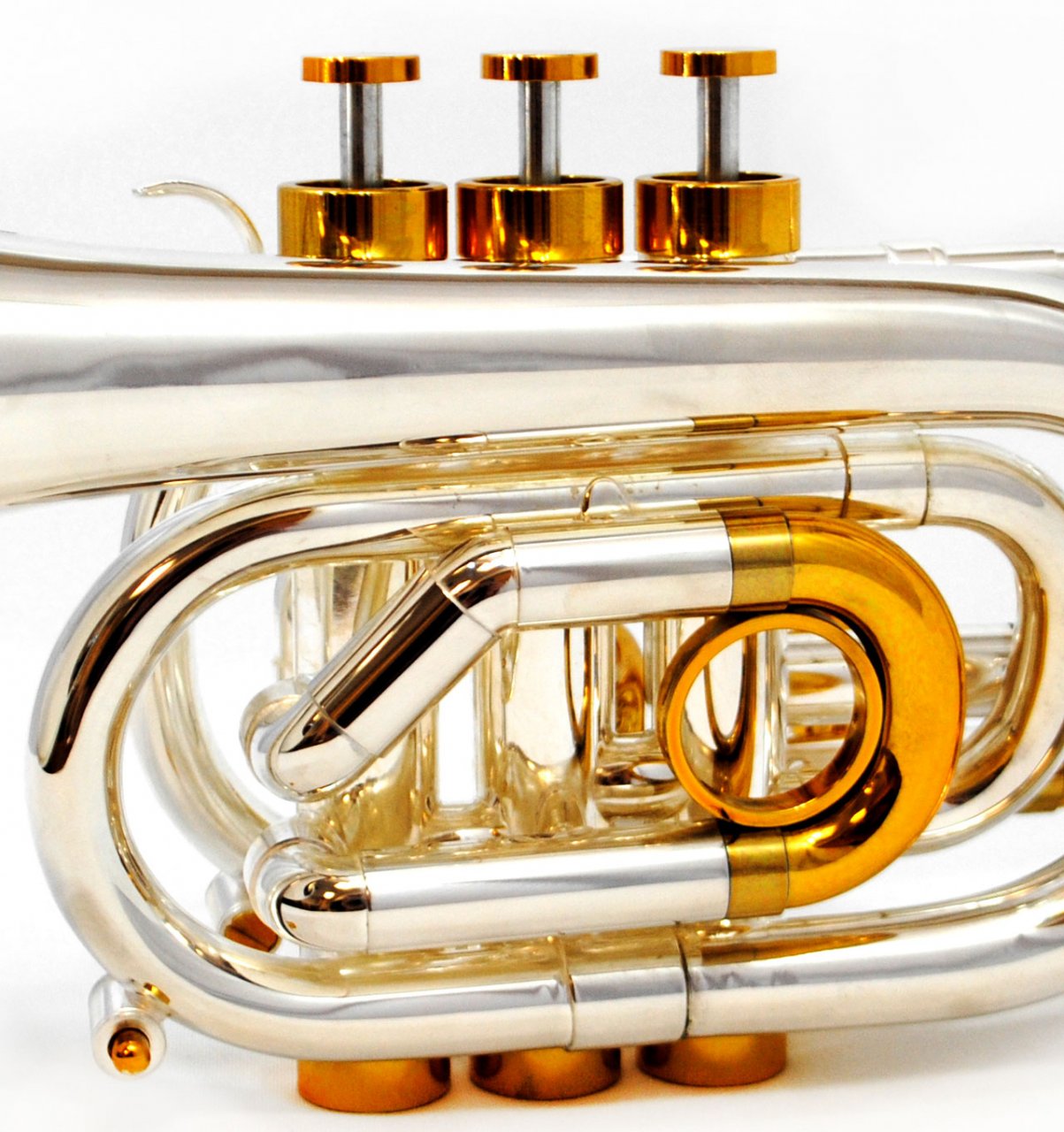 CenterTone Pocket Bb Trumpet - Silver & Gold Plated