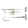 American Heritage D/Eb Trumpet Silver Plated
