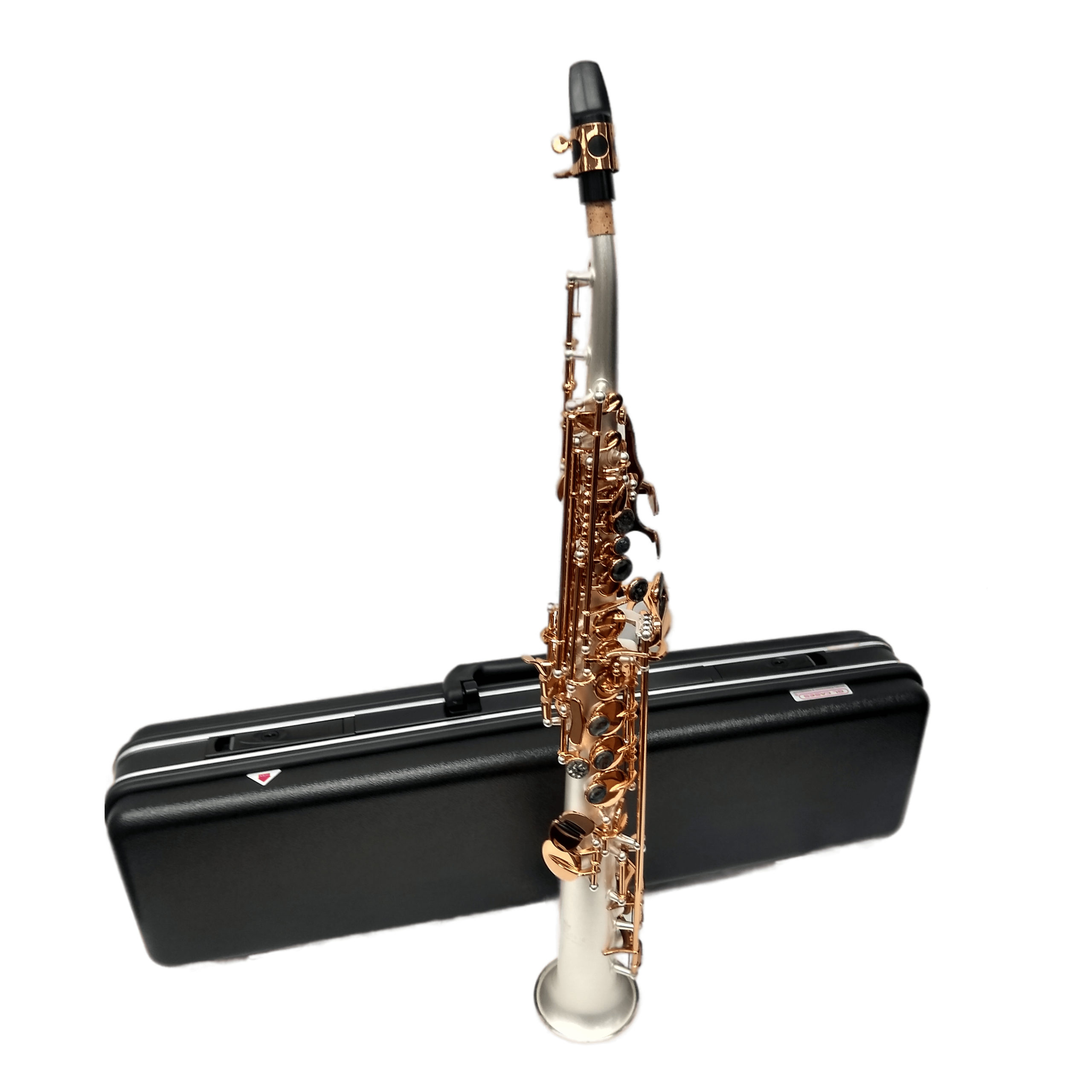 Elite V Soprano Saxophone Blasted Silver Plated/Gold Keys - Schiller  Instruments - Band & Orchestral Instruments