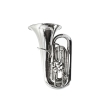 American Heritage BBb 5 Valve Piston Compensating Tuba - Nickel
