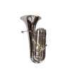 Elite 4 Valve Front Action Tuba - Silver