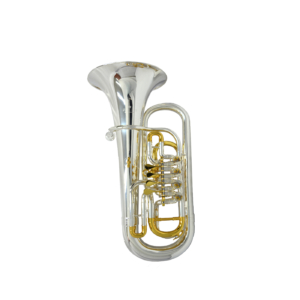 Elite 4 Valve Rotary Euphonium - Silver & Gold Plated