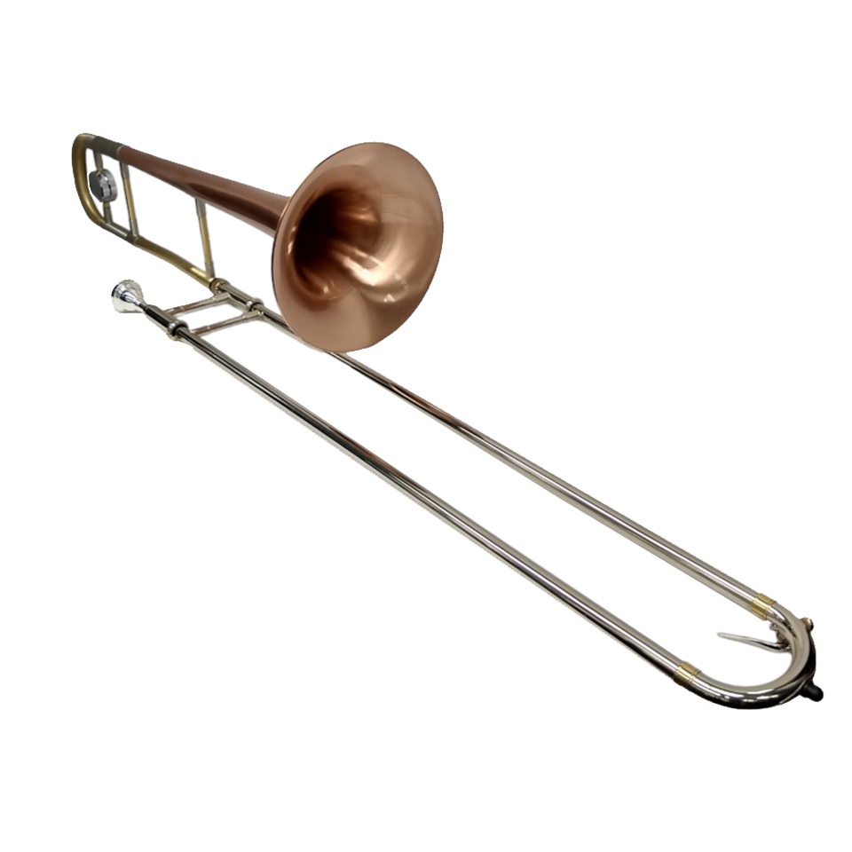 Studio Tenor Trombone - Brushed Rose Brass/Gold - Image 2