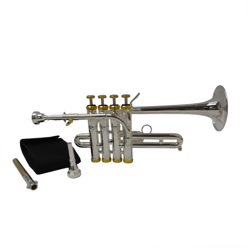 Elite Studio Piccolo Trumpet - Silver & Gold