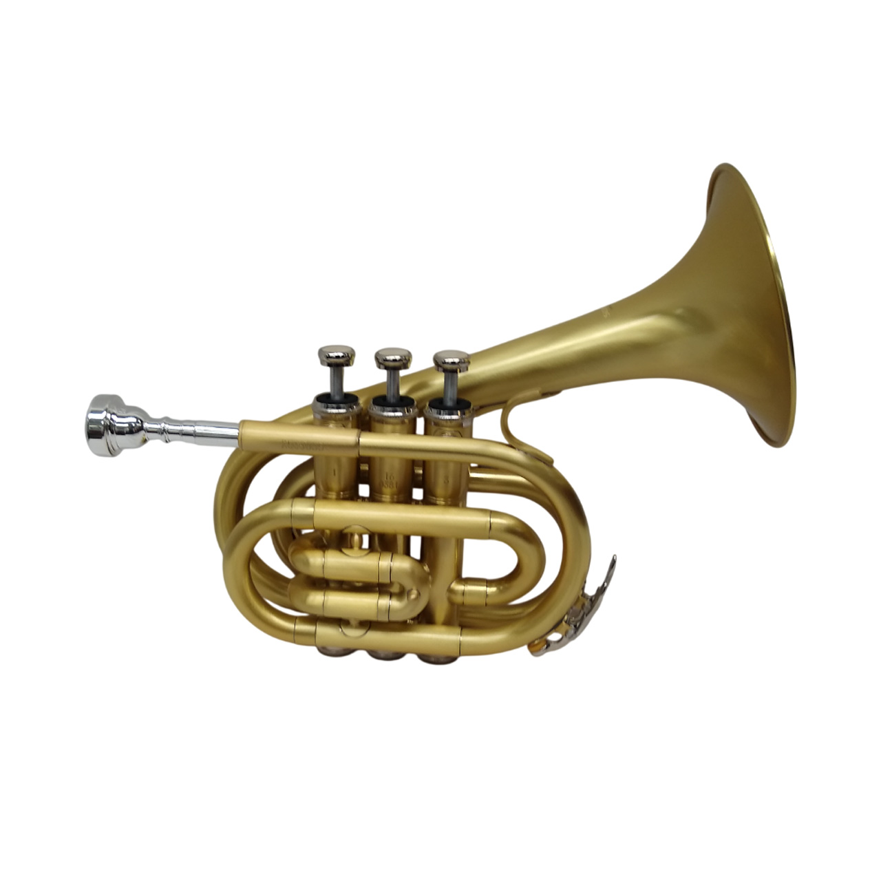 Bandleader Pocket Trumpet Brushed Brass